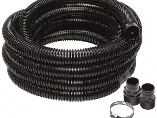 Lot 96-165717 - Everbilt
1-1/4 in. x 24 ft. Sump Pump Discharge Hose Kit

Lightly used .