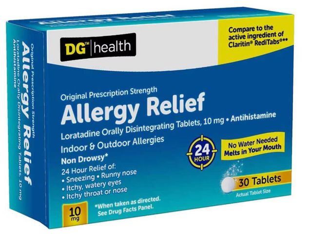 Lot 96-145683 - 6 Boxes All Day Allergey Relief 60 Tablets Non Drowsy Indoor and Outdoor Allergies New Expires 06/20...