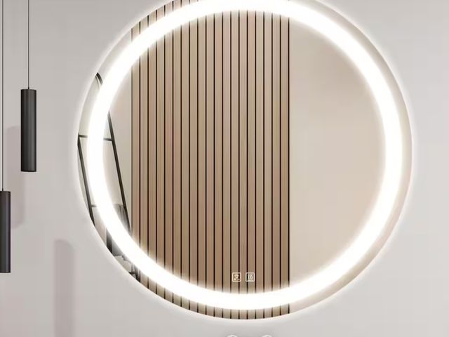 Lot 96-173313 - HOMLUX
Round Frameless LED Light with 3-Color and Anti-Fog Wall Mounted Bathroom Vanity Mirror
Appro...