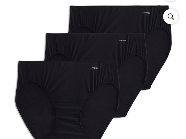 Lot 96-178937 - Jockey Women's No Panty Line Promise Bikini - 3 Pack Size 5 New