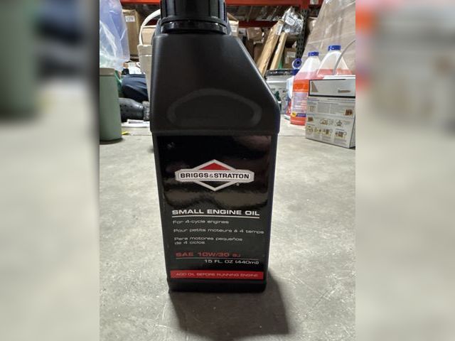 Lot 96-182241 - Briggs &amp; Stratton Small Engine Oil SAE 10W/30 

Appears to have a little missing
