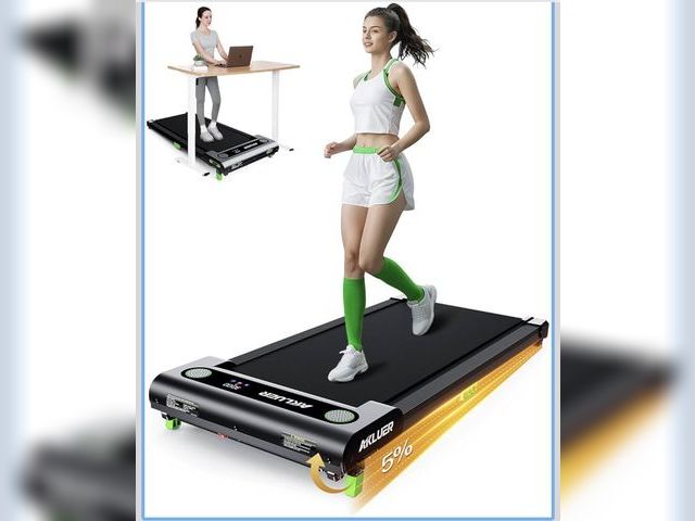 Lot 96-221780 - Walking Pad with Incline, Akluer Incline Treadmills for Home, 2.5 HP Under Desk Treadmill Small with...