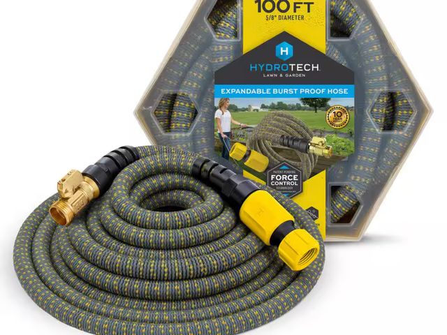 Lot 96-162618 - Hydrotech
5/8 in. Dia x 100 ft. Expandable Garden Water Hose

New