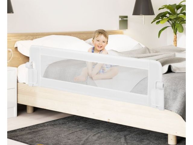 Lot 96-198542 - 152cm x 42cm Foldable Swing Down Baby Bed
Guard Rail
New