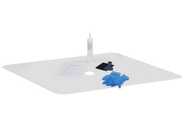 Lot 96-195453 - 22 in. W x 40 in. L Shower Floor Repair Inlay Kit, White
New MSRP $117.00