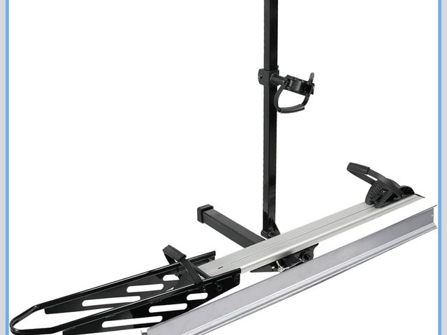 Lot 96-175724 - Rockland 1-Ebike Rack with Ramp,100 lbs Capacity, Single Hitch Mount Electric Bike Rack, Fits up to ...