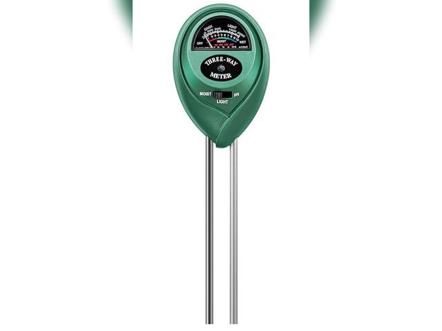 Lot 96-163609 - VIVOSUN Soil Tester, 3-in-1 Plant Moisture Meter Light and PH Tester for Home, Garden, Lawn, Farm, I...