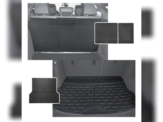 Lot 96-177165 - TripleAliners Vehicle Mat Universal Fit Trunk Cargo Liner All-Weather XPE Material Rear Cargo SeatBa...