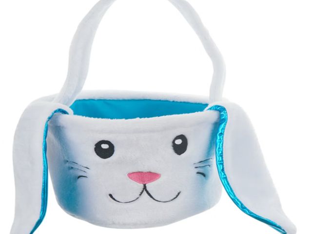 Lot 96-201604 - Easter Basket Bunny with Soft Long Ears, Blue 
New