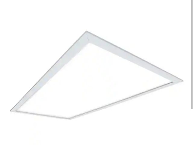 Lot 96-189066 - Metalux 2 ft. x 4 ft. LED Panel Ceiling Light Fixture, Model #24CGFP4540C New