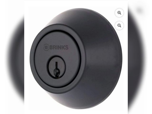 Lot 96-190948 - Brinks E2401 Raleigh Single Cylinder Keyed Entry Deadbolt From The Transitional Collection New