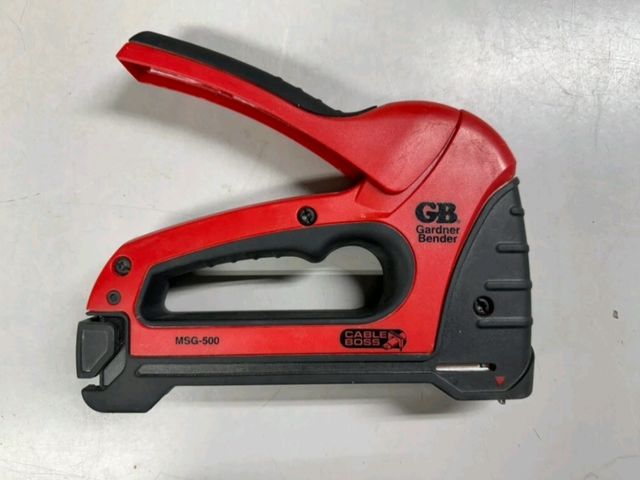 Lot 96-167038 - GB Gardner Bender MSG-500 Cable Boss Professional Staple Gun Wire &amp; Cable Used untested