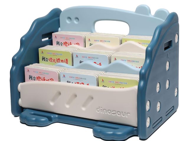 Lot 96-180270 - XDRELEC Bookshelf for Toddlers and Kids,Beautiful Montessori Shelf ，The Perfect Nursery Organizer fo...