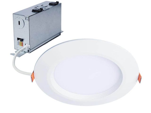 Lot 96-173663 - HALO HLBC 6 in. Ultra-Slim Regressed LED Downlight Selectable CCT with D2W Option
New