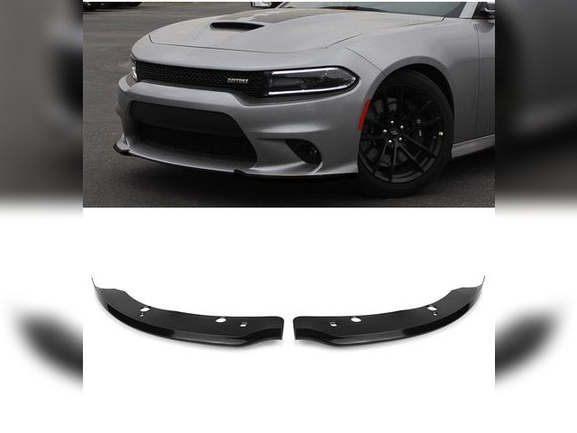 Lot 96-166132 - Front Bumper Lip Splitter Protector Replacement for 2015-2024 2025 Dodge Charger Scat Pack/SRT Model...