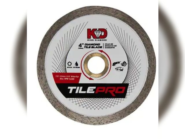 Lot 96-165419 - KING DIAMOND
4 in. Diamond Continuous-Rim Circular Saw Blade
Used / Open Package