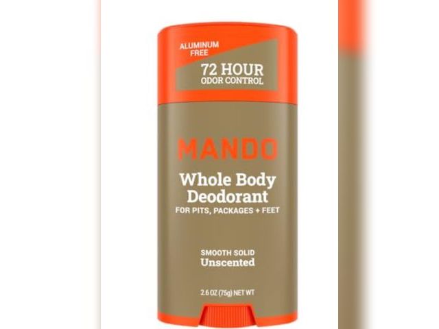Lot 96-165567 - Mando Whole Body Deodorant, Unscented 
New