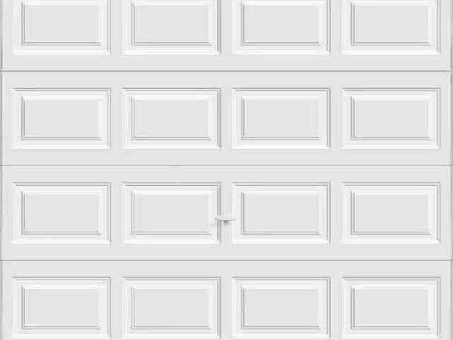 Lot 96-166445 - Clopay
Classic Steel Short Panel 9 ft x 7 ft Insulated 6.5 R-Value White Garage Door without Windows...