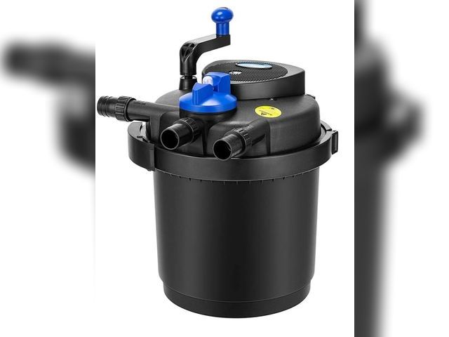 Lot 96-172390 - VIVOHOME Pressurized Biological Pond Filter, 1840GPH Suitable for Koi Ponds up to 1000 Gallons or Or...