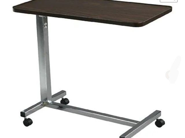 Lot 96-177432 - Drive Medical Non Tilt Top Overbed Table lightly used untested