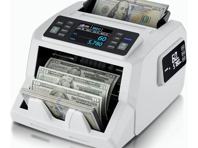 Lot 96-209948 - N71 Money Counter Machine Mixed Denomination, Dual-Display Mixed Denomination Value Counting Machine...