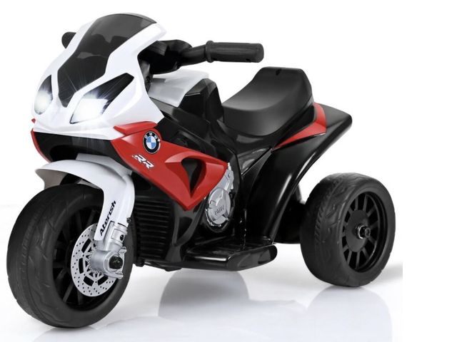 Lot 96-197962 - Gymax Kids Ride On Motorcycle BMW Licensed 6V Electric 3 Wheels Bicycle w/ Music&amp;Light Red Unuse...