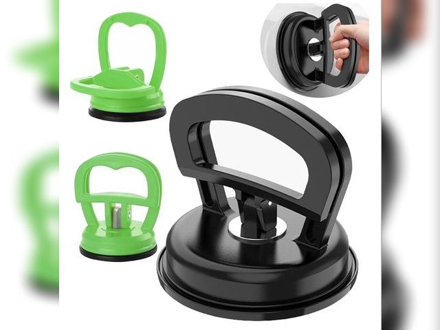Lot 96-230766 - Auronp Dent Puller,Car Dent Puller,3 Pack Handle Lifter,Powerful Car Dent Remover,Suction Cup Dent P...