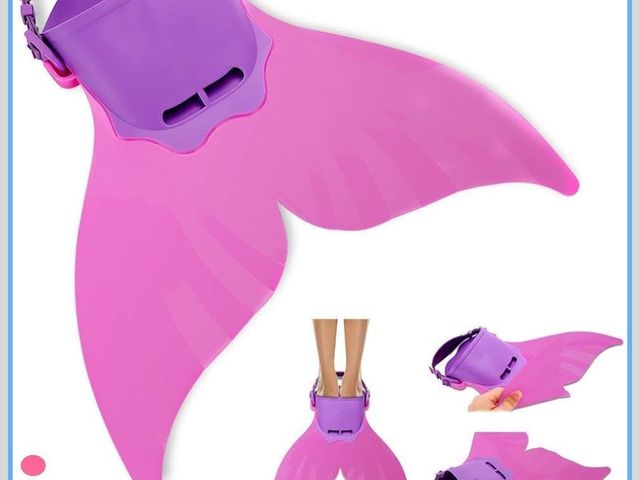 Lot 96-175862 - Adjustable Mermaid Swim Fin for Swimming Training Girl ,Boys ,Kids ,Children by AIWANK
New