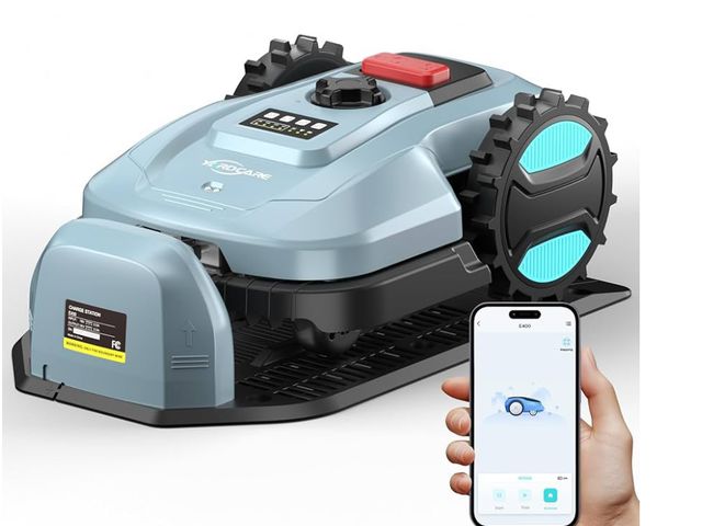 Lot 96-159475 - Robotic Lawn Mower with App Control – Adjustable Cutting Height, Auto-Charging, Obstacle Detection &...