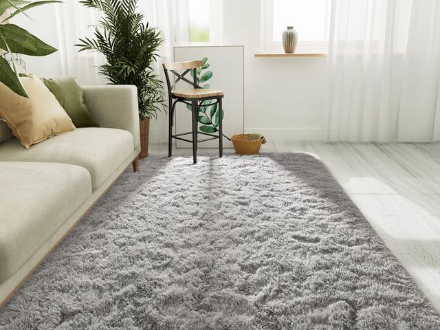 Lot 96-187509 - Ultra Soft Indoor Modern Area Rugs Fluffy Living Room Carpets for Children Bedroom Home Decor Nurser...
