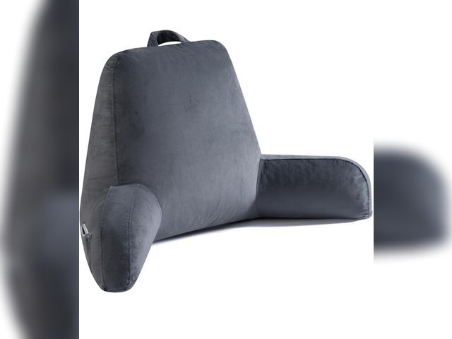 Lot 96-170540 - Reading Pillow for Sitting in Bed Adult,  Reading Pillow with Shredded Memory Foam, Back Pillow for ...