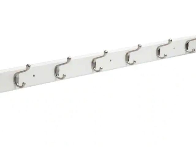 Lot 96-163187 - Liberty
45 in. White and Satin Nickel Hook Rack

New