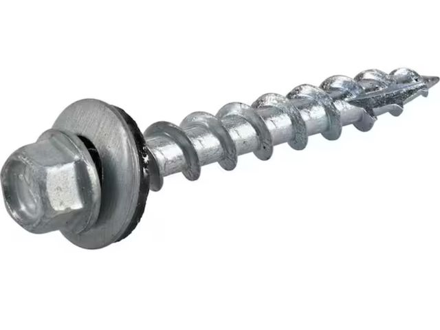 Lot 96-165313 - Everbilt #12 x 3/4 in. OSB Self Drilling Clear Roofing Screw 1 lb.-Box (141-Piece)

New