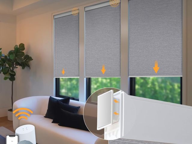 Lot 96-180025 - Electric Blinds, with Remote Control, 29 x 72 New