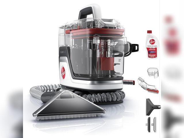 Lot 96-172382 - Hoover CleanSlate Plus Portable Carpet + Upholstery Spot Cleaner Machine, Powerful Suction with Vers...