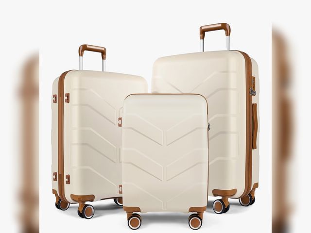 Lot 96-180751 - TILYMOL
4.4
4.4 out of 5 stars
(918)
Luggage Sets 3 Piece with Spinner Wheel, Hardside Suitcase Set ...