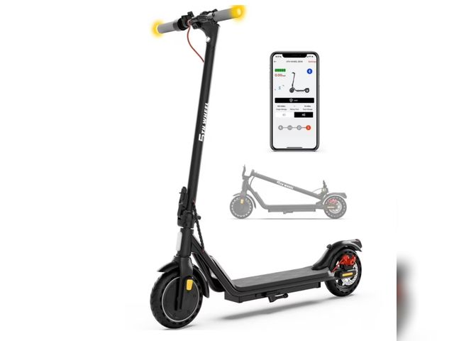 Lot 96-164203 - Electric Scooter ZD01,500W Peak Motor &amp; 19MPH Electric Scooter Adults, 12-15 Mi RangeElectric Ki...