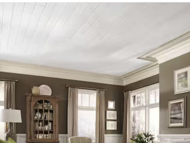 Lot 96-225590 - 680 Sq Ft of Armstrong CEILINGS
Country Classic 6 in. x 48 in. Surface-Mount Tongue and Groove Acous...