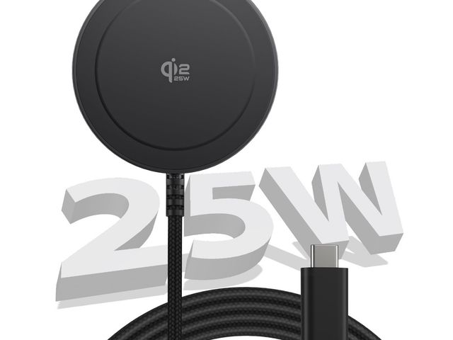 Lot 96-240571 - Ultra slim 25w wireless charger black New