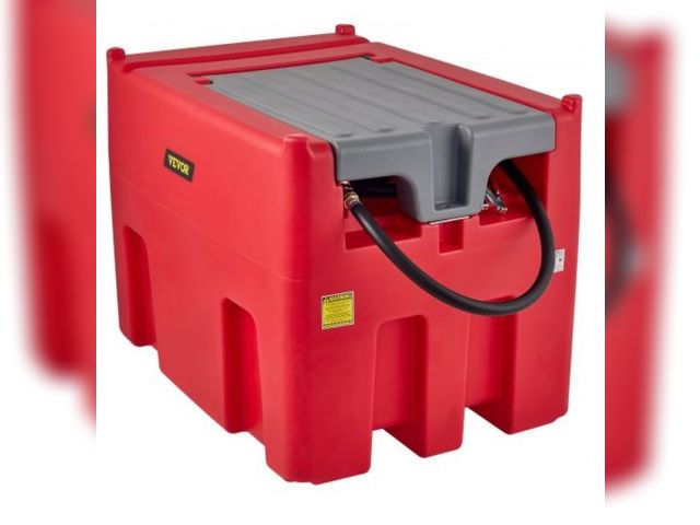 Lot 96-162090 - VEVOR Portable Diesel Tank, 116 Gallon Capacity &amp; 10 GPM Flow Rate, Diesel Fuel Tank with 12V El...
