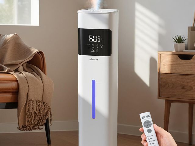 Lot 96-191106 - Warm &amp; Cool Mist Humidifiers for Bedroom 500 sq ft, 2.1Gal/8L Top-Fill Humidifier Large Room wit...