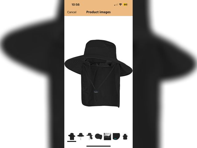 Lot 96-191991 - Sun hat with neck flap unused