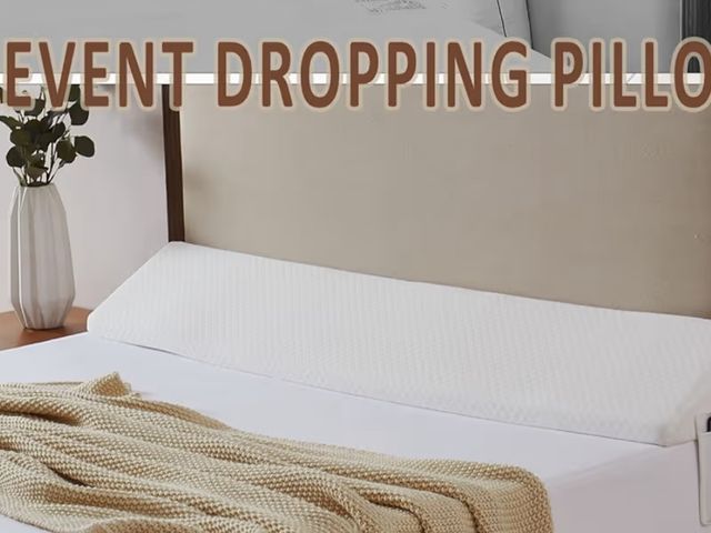 Lot 96-187396 - Homemate King Size（76"x10"x6"） Bed Wedge Pillow for Headboard - Bed Gap Filler(0-8") - Triangle Blos...