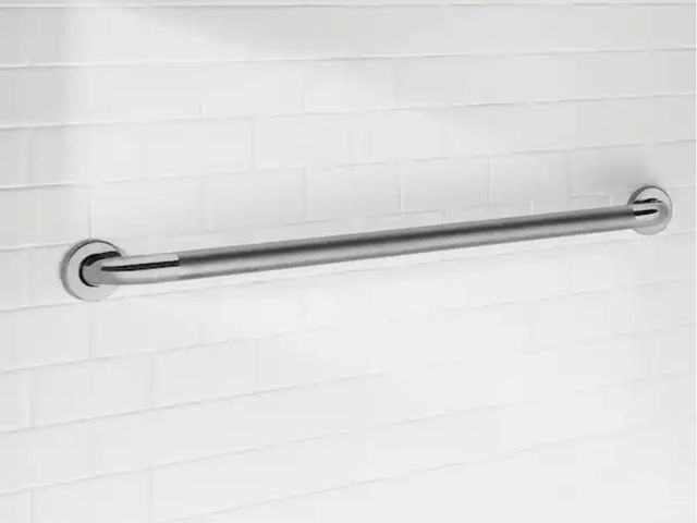 Lot 96-163331 - Glacier Bay
36 in. x 1-1/2 in. Concealed Peened ADA Compliant Grab Bar in Polished Stainless Steel
N...