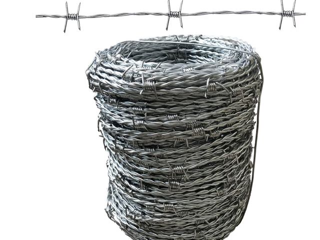 Lot 96-176143 - Barbed Wire 328FT (100m), 15 Gauge(1.7mm) 4 Point Barbed Wire Fence

New