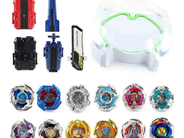 Lot 96-163900 - Bey Battling Set, Spinning Top Gyro Set, Tops Burst Blade Toy Combat Battling Game, Cool Spinning &a...