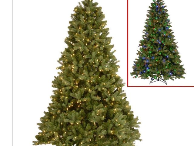 Lot 96-192732 - National Tree Company
7.5 ft. Downswept Douglas
Fir Artificial Christmas Tree with Dual Color LED Li...