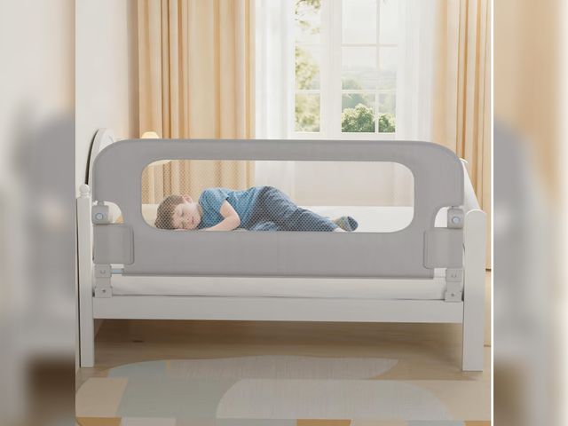 Lot 96-182602 - Baby Bed Rail Guard for Toddlers - 78" Toddler Bed Rails for Twin, Full, Queen, King Bunk Size Bed S...