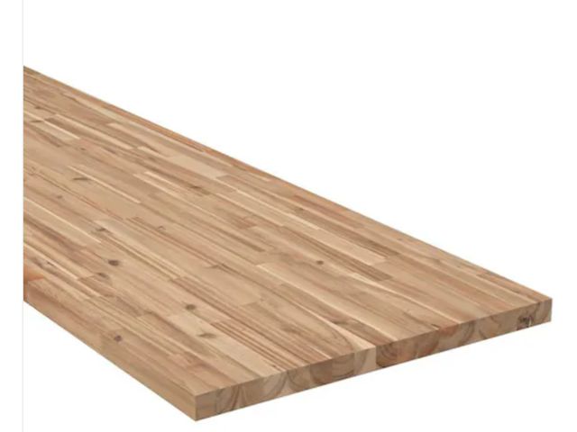 Lot 96-214268 - HARDWOOD REFLECTIONS Approximately 7 ft. L x 25 in. D Unfinished Acacia Solid Wood Butcher Block Cou...