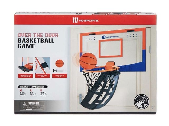 Lot 96-200472 - MD Sports Over The Door Basketball Game Set New